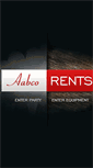 Mobile Screenshot of aabcorents.com